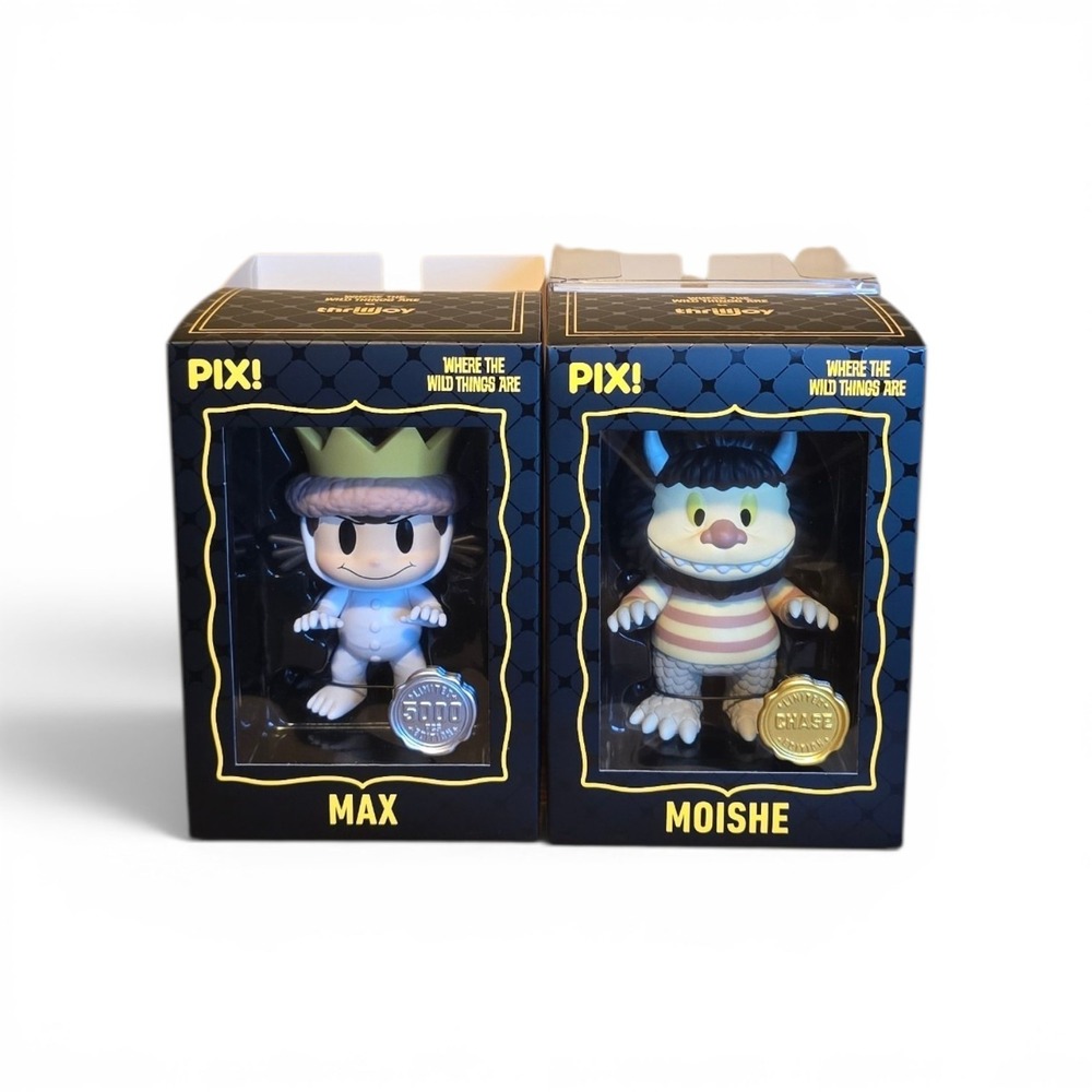 Thrilljoy PIX! Where the Wild Things Are Max & Moishe Chase Figure Set Limited